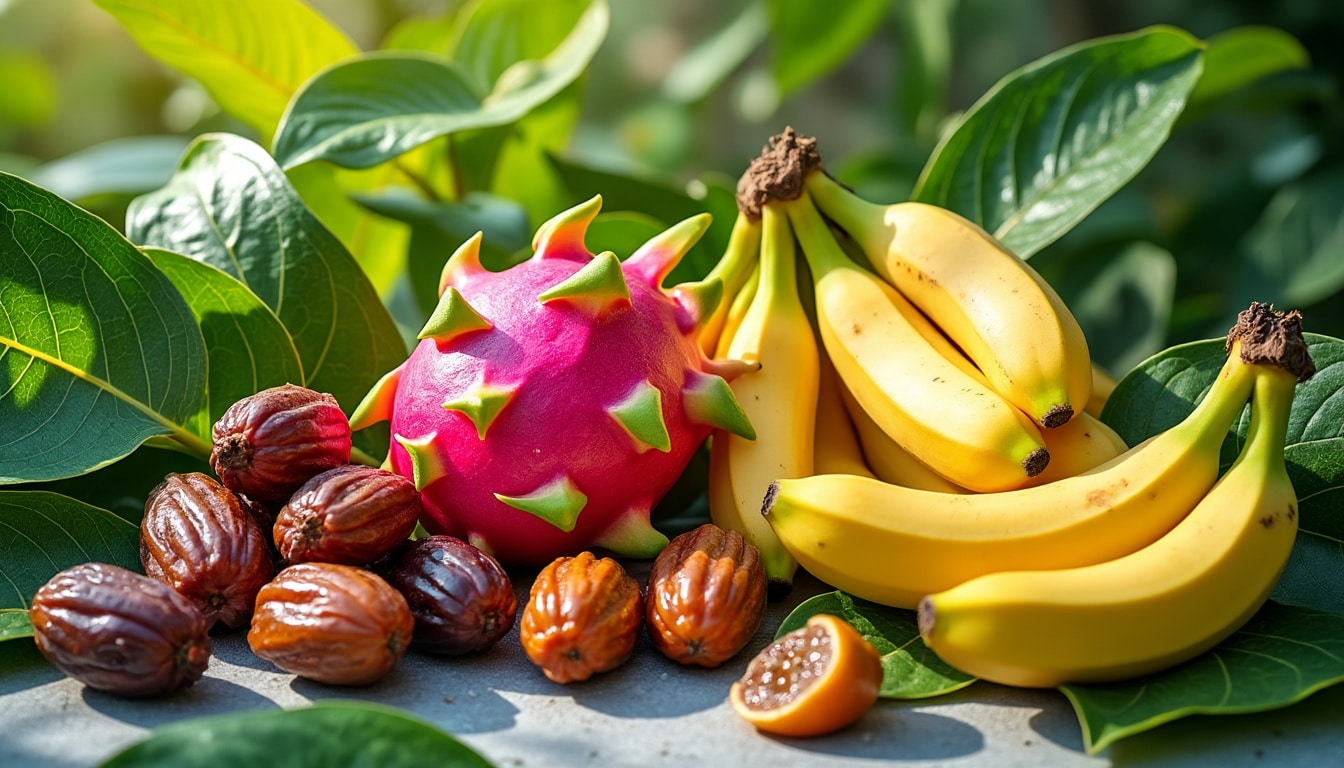 découvrez notre liste complète des fruits commençant par la lettre d. explorez les délices tels que les dattes, les durians et bien d'autres. parfait pour les amateurs de fruits qui souhaitent élargir leurs connaissances et leur palette gustative!