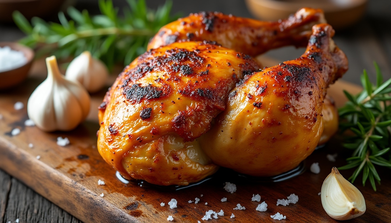 découvrez nos astuces incontournables pour réussir une cuisse de poulet au four avec une peau parfaitement croustillante et une viande délicieusement juteuse.