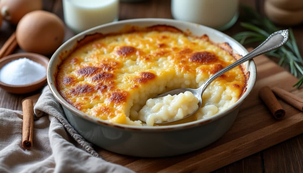 découvrez la recette simple du riz au lait au four pour obtenir une texture fondante et gourmande, parfaite pour un dessert réconfortant et facile à préparer.