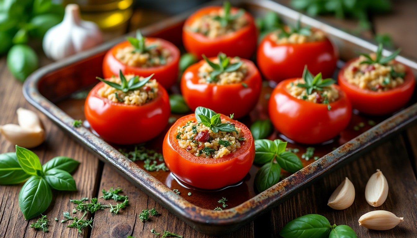 découvrez nos astuces simples et efficaces pour réussir des tomates farcies au four savoureuses. suivez notre recette facile et régalez-vous avec ce plat gourmand et authentique.