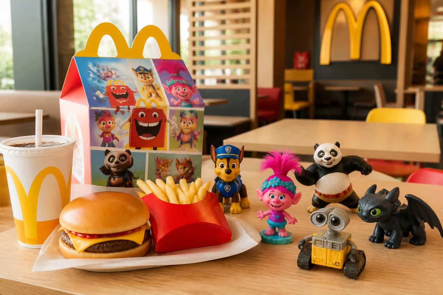 découvrez tout sur le menu happy meal de mcdonald's : prix, jouets exclusifs et les dernières nouveautés pour faire plaisir aux enfants.