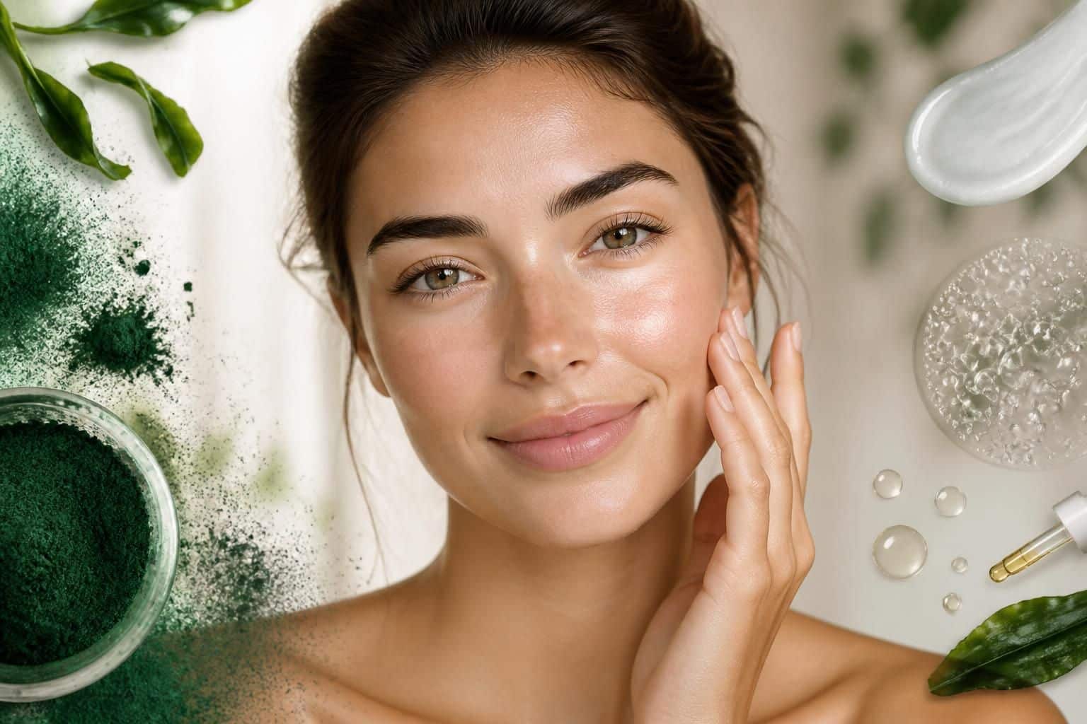 découvrez les bienfaits de la spiruline pour la peau : améliorez l'apparence du visage, combattez l'acné et hydratez les peaux grasses ou sèches grâce à ses propriétés naturelles et revitalisantes.