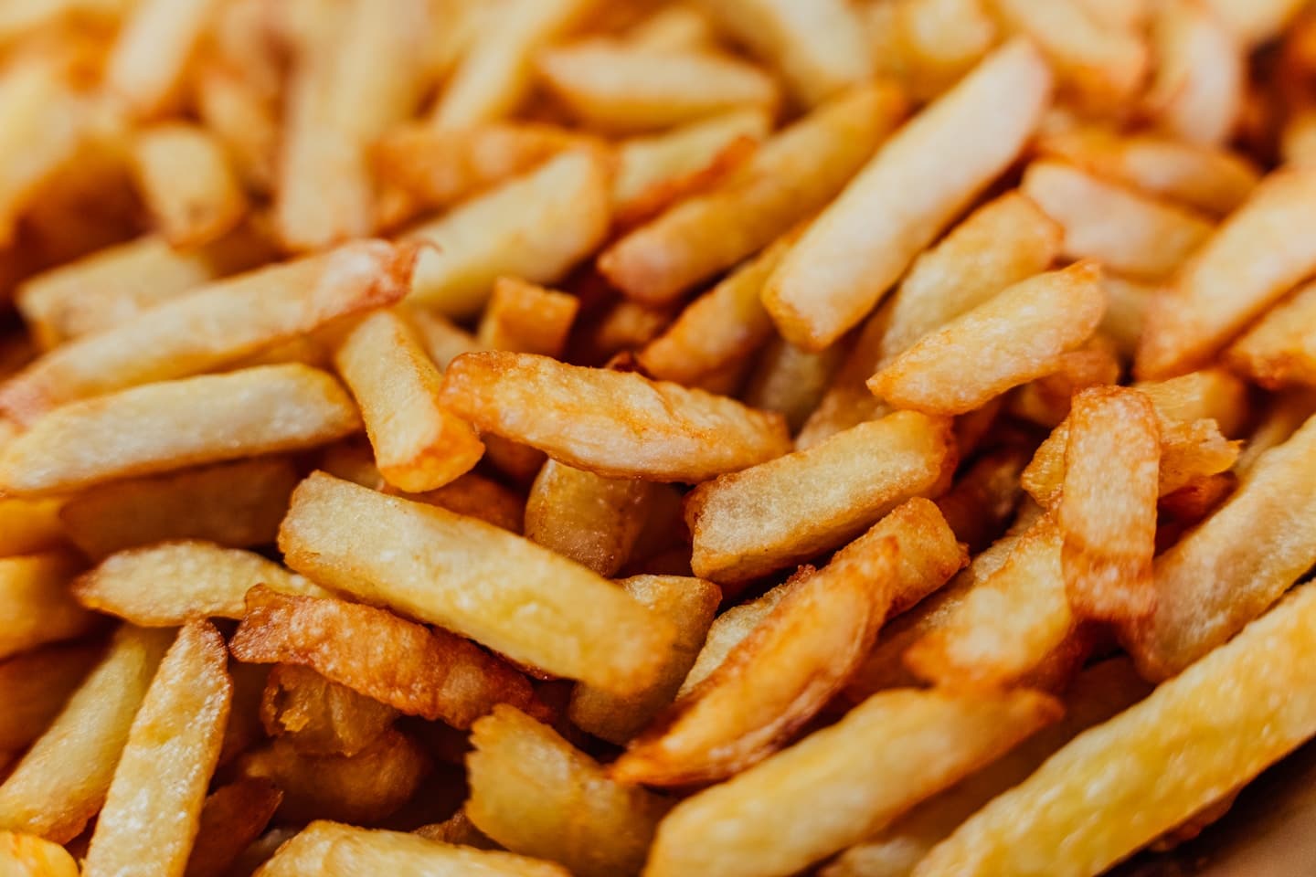 Beautiful golden french fries.