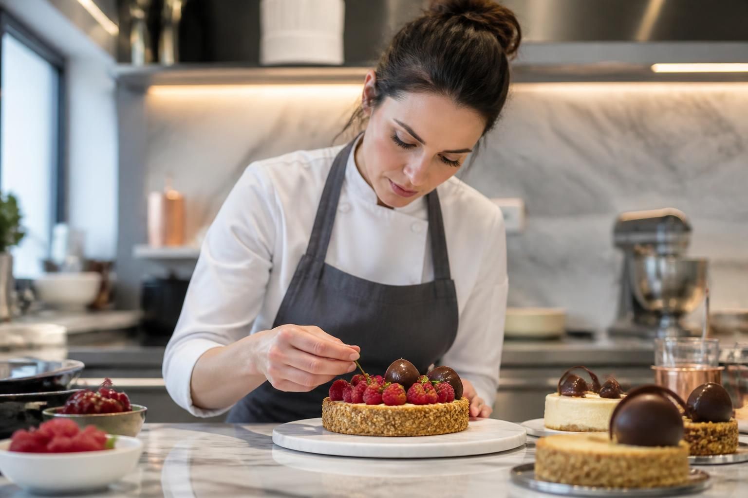 découvrez les recettes gourmandes et le parcours inspirant de jessica prealpato, pâtissière talentueuse révélée dans top chef.