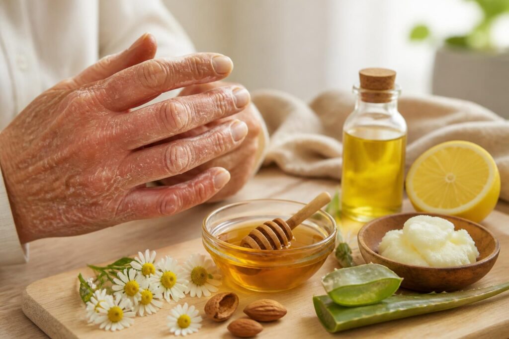 découvrez des astuces naturelles de grand-mère efficaces pour soulager les mains très sèches et retrouver une peau douce et nourrie au quotidien.